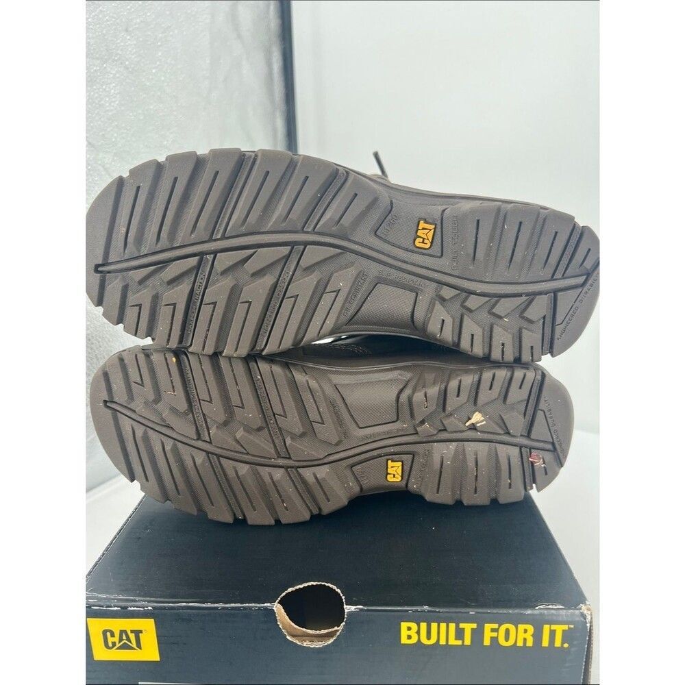 Caterpillar Tess ST Work Boots in Dark Grey Brown - Picture 6 of 7